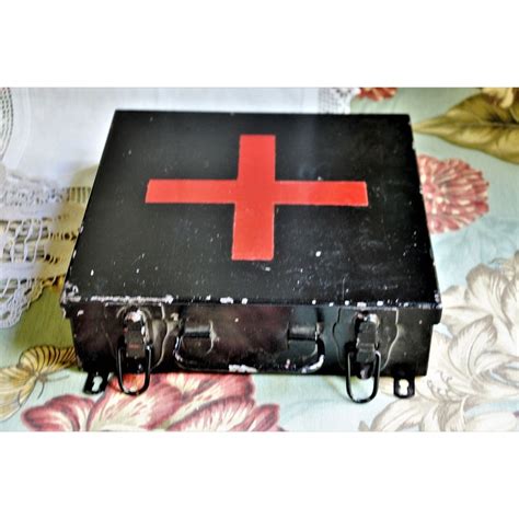 vintage big green metal medical box with drawers|Amazon.com: First Aid Metal Box Vintage.